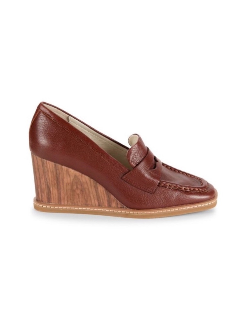 Sanctuary NEW “Claire” leather wedge loafer pumps (Brand New in Box!)